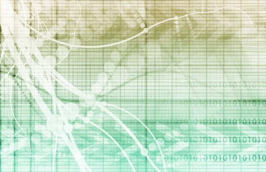 Futuristic Abstract as a Technology Background Art