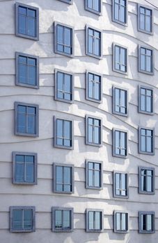 Modern architecture - windows on the dancing house