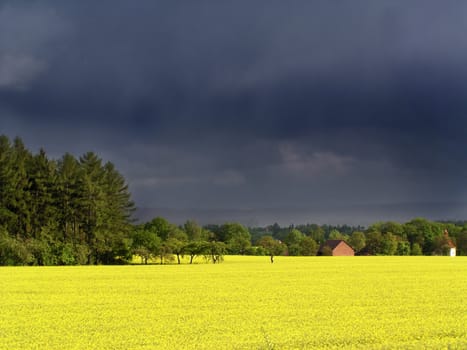 Few moments before the storm