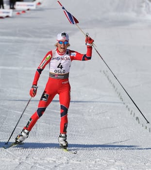 Therese Johaug, World Champion 30 km in Holmenkollen Norway 2011