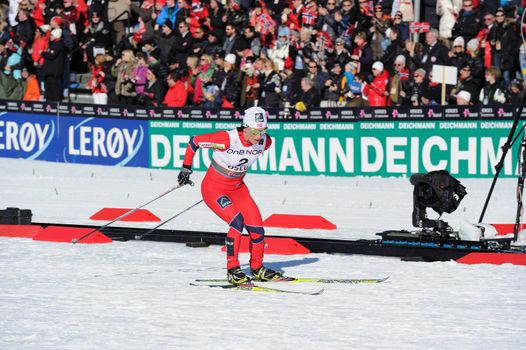 Marit Bjørgen at the World Campionship in Holmenkollen Norway march 2011