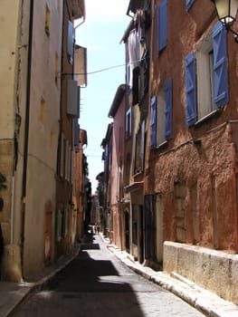 Small street in Provence / France village