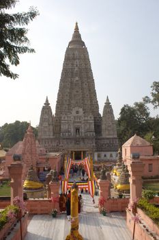 Budha temple at Bodhgaya, where Budha attained enligtenment