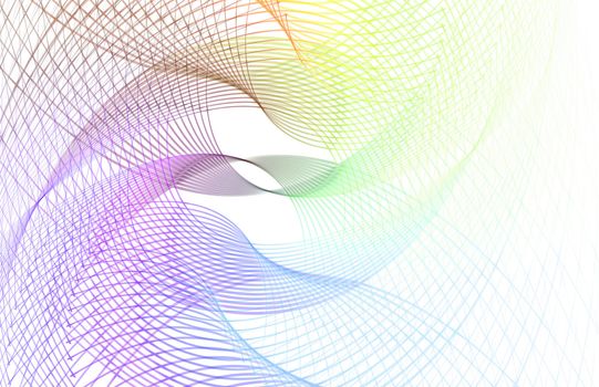Creative and Colorful Lines Abstract as Art Work