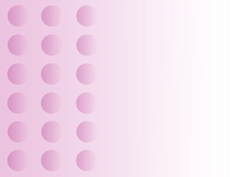 pink and white gradient background with spots