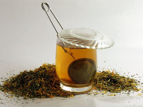 infusing wholesome herb tea