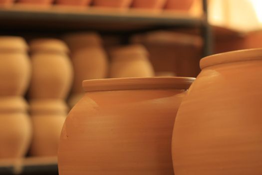 Terracotta Jar in display at Nami Island Korea