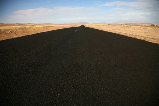 Empty Road somewhere in Namibia
