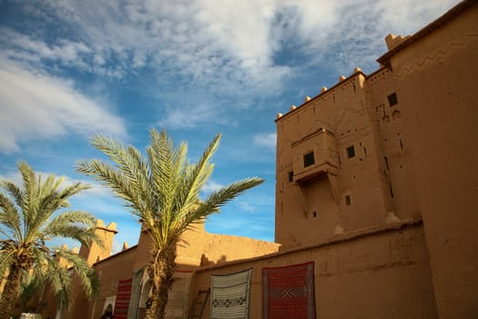 Old Fort - the kasbah in ouarzazate at night