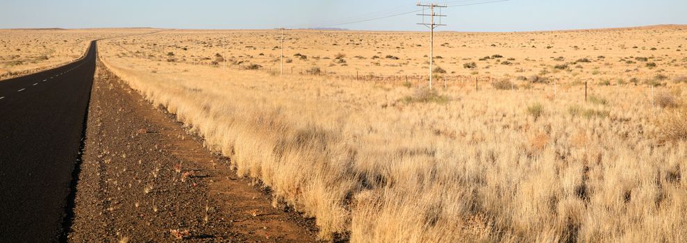 Panoramic landscape in the North of South Africa