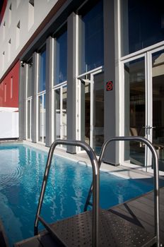 Swimming pool in a hotel in Cape Town