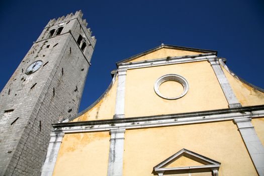 The village of Motovun in Croatia