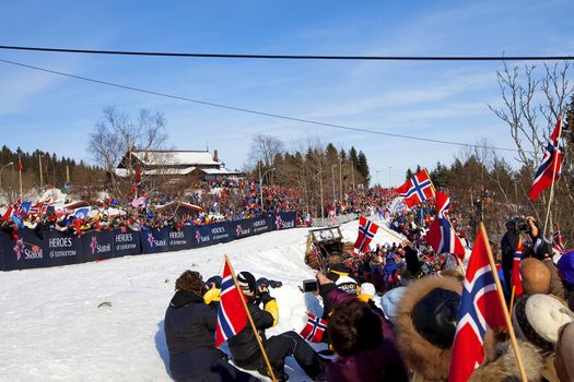 FIS Nordic World Ski Championship 50km. March 06, 2011 in Holmenkollen, Oslo, Norway