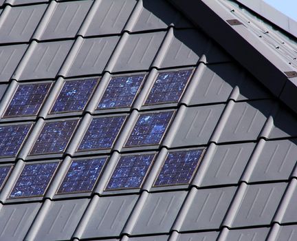 new roofing tiles with modern solar inside