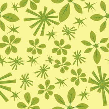 A simple floral design that can be used for print and background design. Seamless pattern