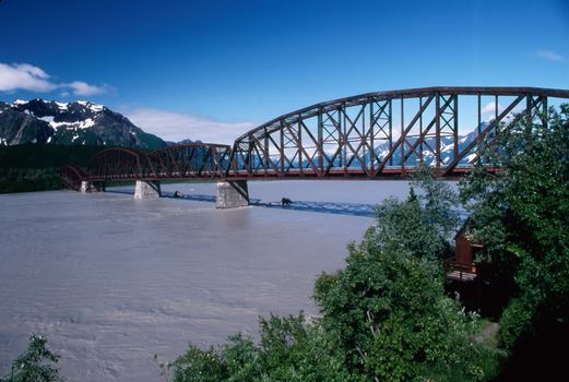 Bridge over Copper River, Alaska