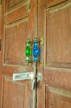 Wooden doors un locked