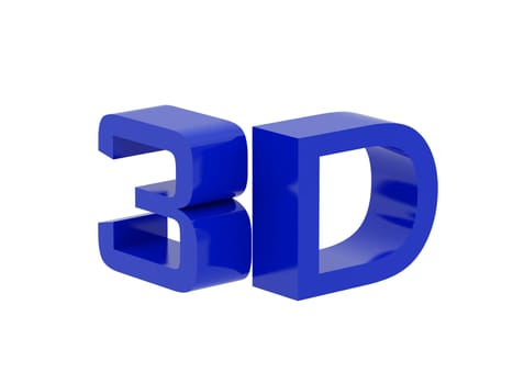 symbol 3d plasma tv. Computer generated 3D photo rendering.
