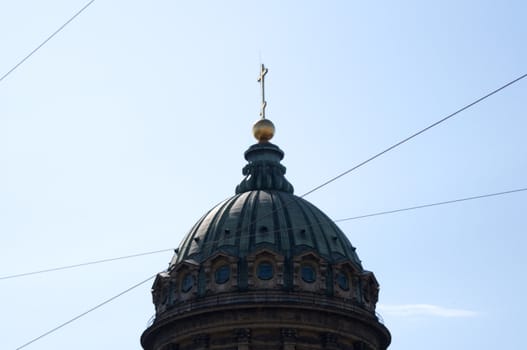 High resolution image. Kazan Cathedral or Kazanskiy Kafedralniy Sobor, St. Petersburg.