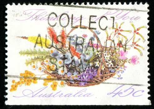 AUSTRALIA - CIRCA 1991: stamp printed by Australia, shows Booklet, circa 1991