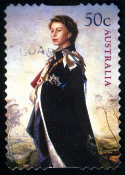 AUSTRALIA - CIRCA 2006: stamp printed by Australia, shows Queen Elizabeth II, circa 2006