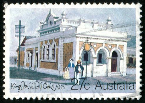 AUSTRALIA - CIRCA 1982: stamp printed by Australia, shows Post Office, circa 1982