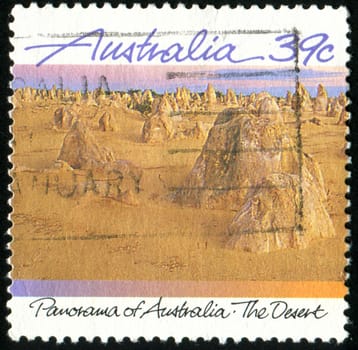 AUSTRALIA - CIRCA 1988: stamp printed by Australia, shows Desert, circa 1988