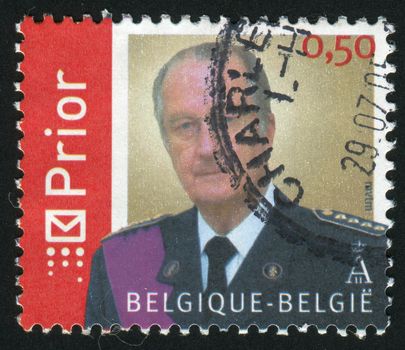 BELGIUM - CIRCA 2005: Albert II is the current King of the Belgians and a constitutional monarch, circa 2005.