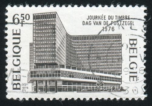 BELGIUM - CIRCA 1976: General Post Office Brussels, circa 1976.
