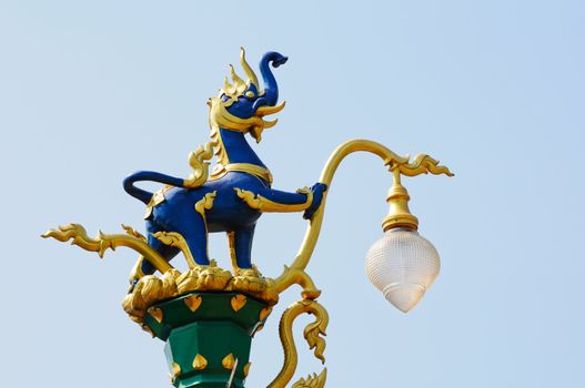 Thai street lamp