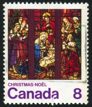 CANADA - CIRCA 1976: stamp printed by Canada, shows christmas, circa 1976