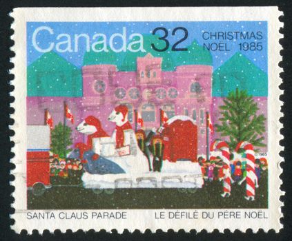 CANADA - CIRCA 1985: stamp printed by Canada, shows christmas, circa 1985