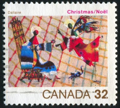 CANADA - CIRCA 1984: stamp printed by Canada, shows christmas, circa 1984