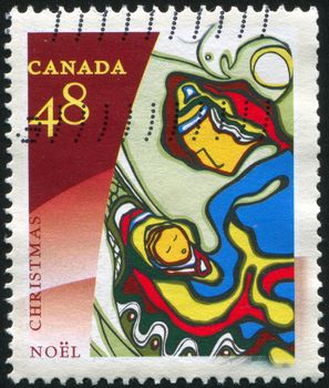 CANADA - CIRCA 2002: stamp printed by Canada, shows madonna, circa 2002