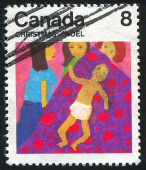 CANADA - CIRCA 1975: stamp printed by Canada, shows Child, circa 1975