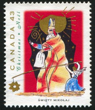 CANADA - CIRCA 1993: stamp printed by Canada, shows Swiety Mikolaj, circa 1993