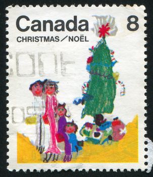 CANADA - CIRCA 1975: stamp printed by Canada, shows female, circa 1975