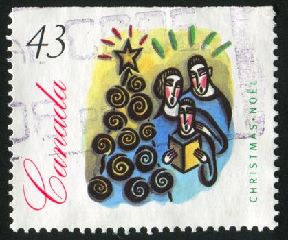 CANADA - CIRCA 1994: stamp printed by Canada, shows christmas, circa 1994