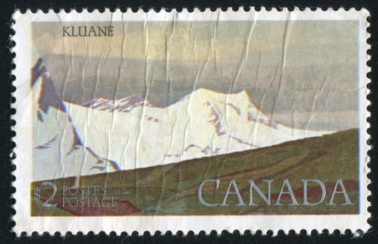 CANADA - CIRCA 1979: stamp printed by Canada, shows mountain, circa 1979