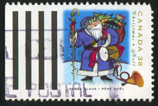 CANADA - CIRCA 1993: stamp printed by Canada, shows Santa Claus, circa 1993