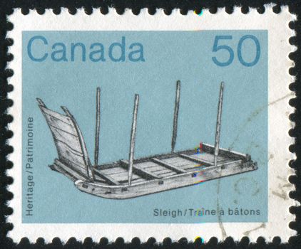 CANADA - CIRCA 1983: stamp printed by Canada, shows Artifact, circa 1983