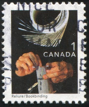 CANADA - CIRCA 1999: stamp printed by Canada, shows Handiwork, circa 1999