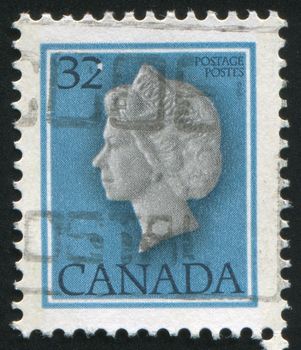CANADA - CIRCA 1979: stamp printed by Canada, shows Queen Elizabeth II, circa 1979