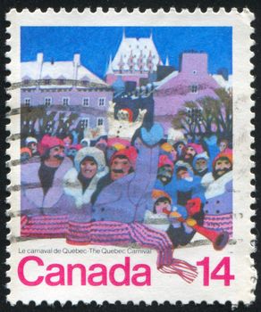 CANADA - CIRCA 1979: stamp printed by Canada, shows Quebec Carnival, circa 1979