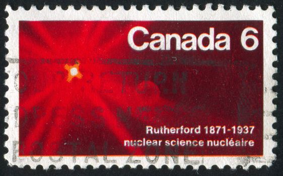 CANADA - CIRCA 1971: stamp printed by Canada, shows abstraction, circa 1971