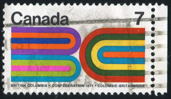 CANADA - CIRCA 1971: stamp printed by Canada, shows Abstract, circa 1971