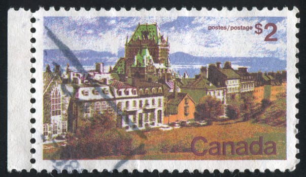 CANADA - CIRCA 1976: stamp printed by Canada, shows ancient architecture, circa 1976