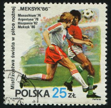 POLAND - CIRCA 1986: 1986 World Cup Soccer Championships, Mexico, circa 1986.
