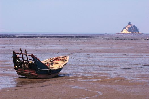Landscape at seashore