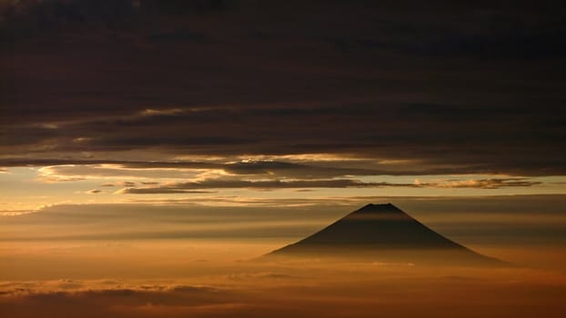 mt.Fuji view at the dusk in autumn season, Japan
taken at high ISO, so looks a bit noisy